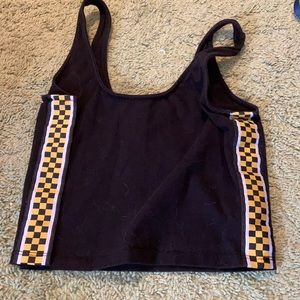 Black crop top